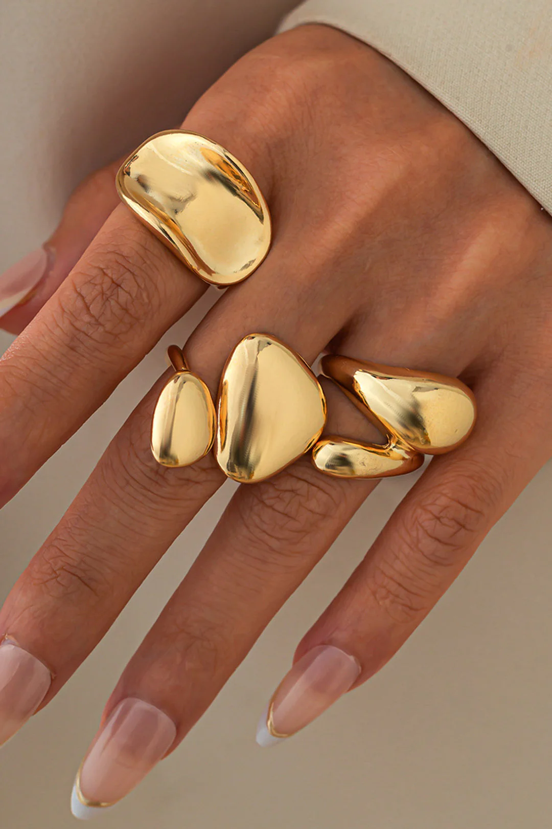 Anillos Irregulares de Metal - Image 11