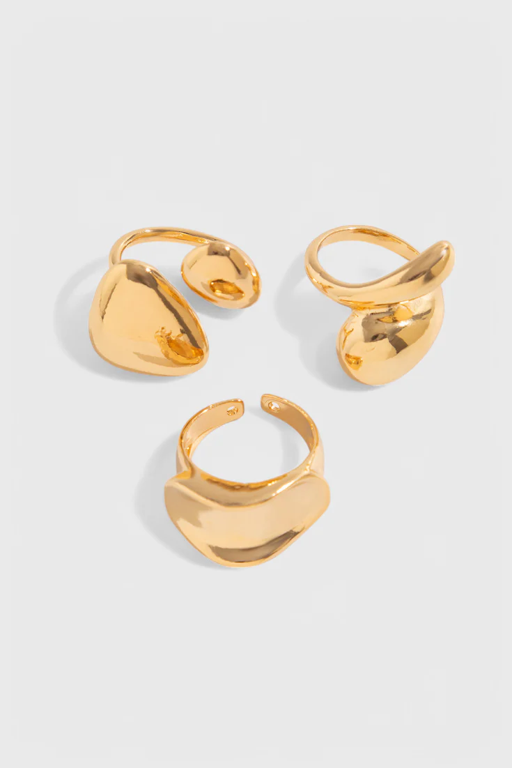Anillos Irregulares de Metal - Image 2