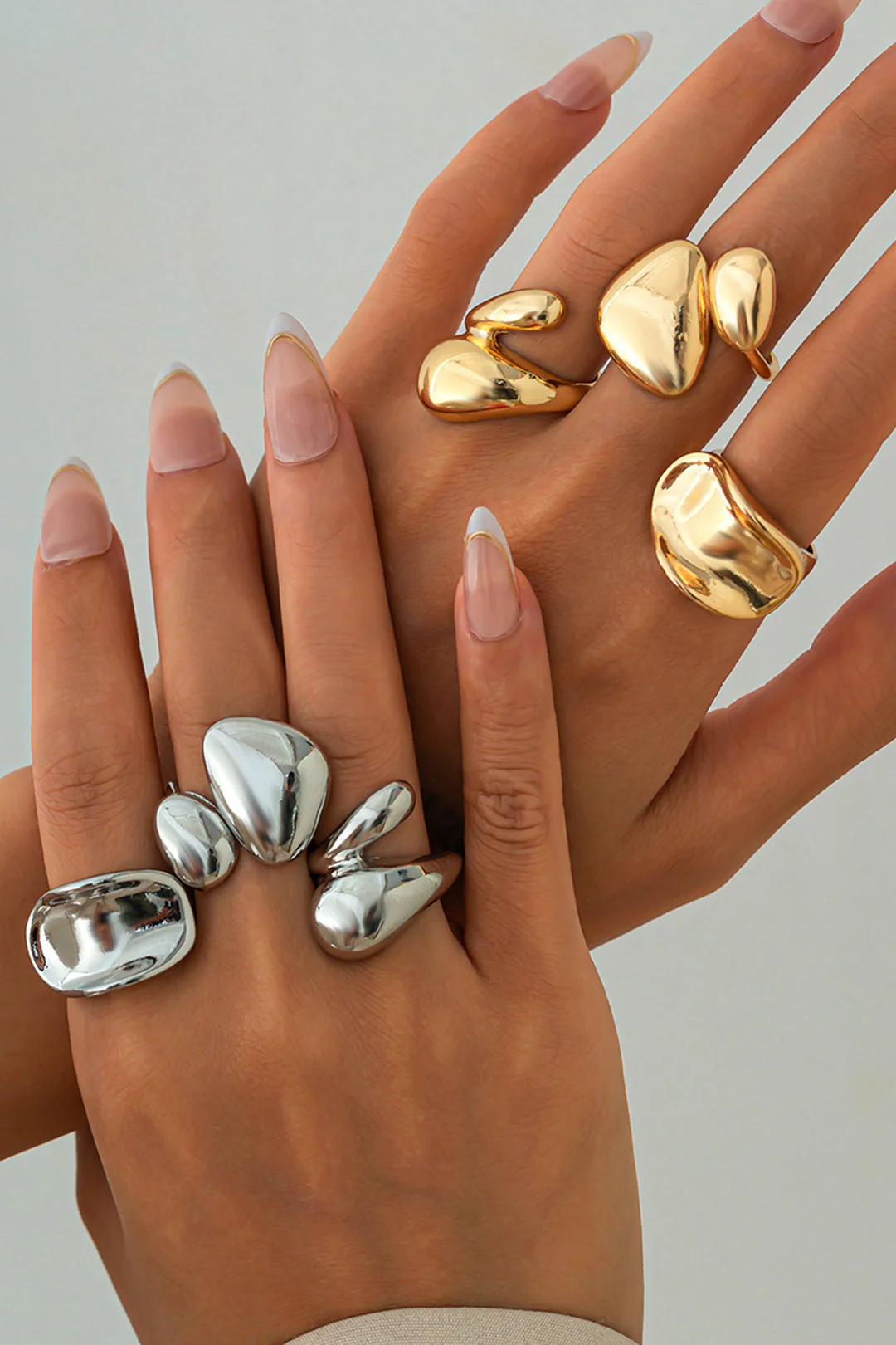 Anillos Irregulares de Metal - Image 6