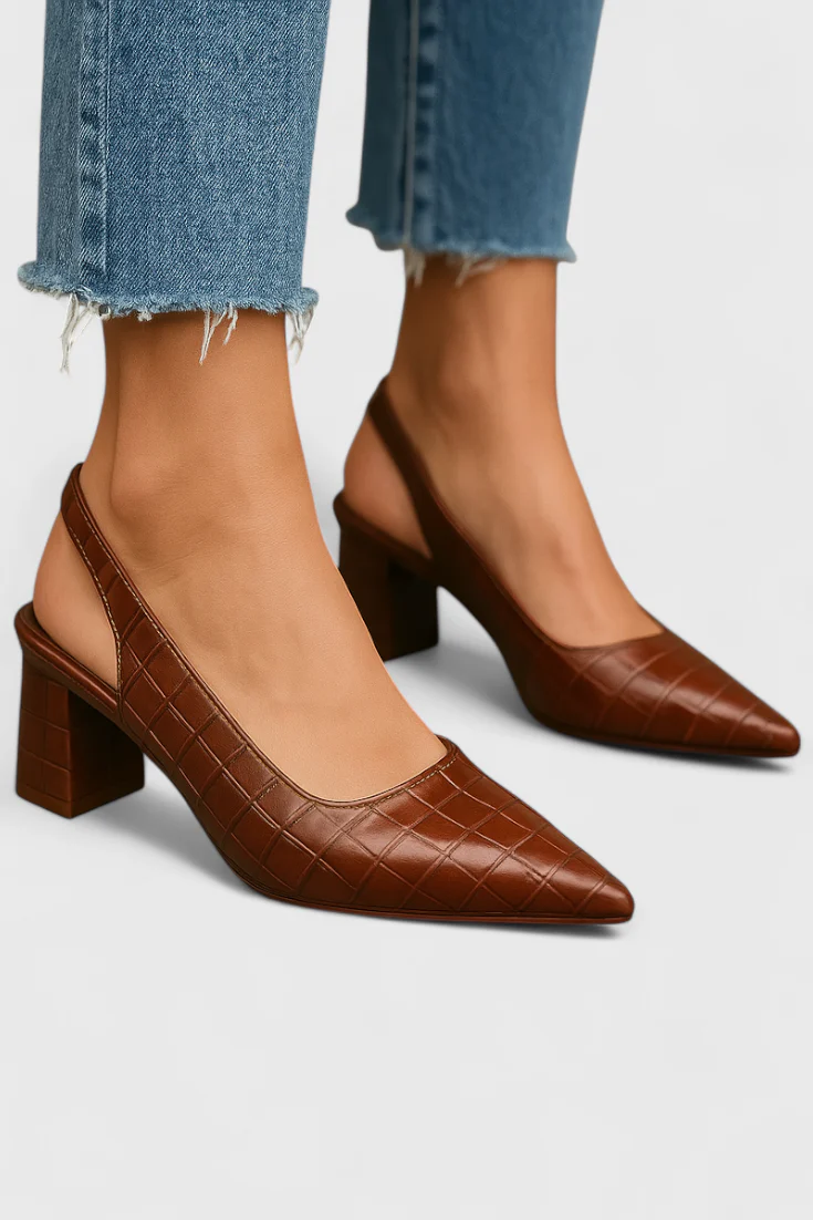 Ava Slingback de Tacón Elegante con Punta Fina - Image 4