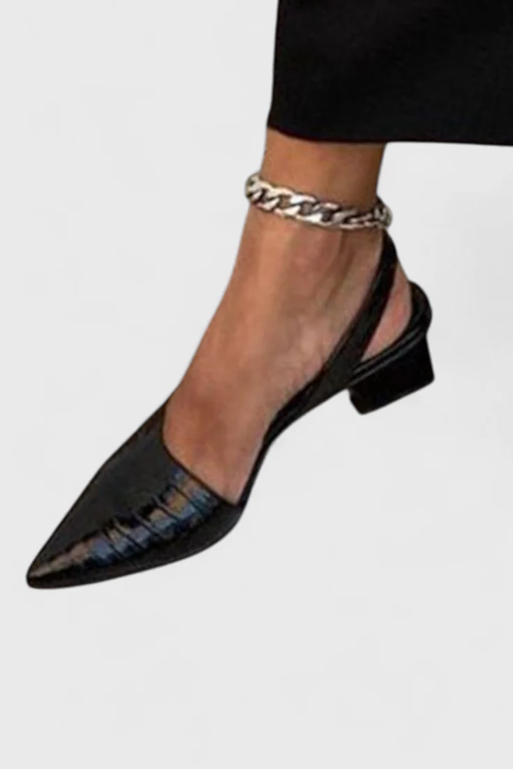 Ava Slingback de Tacón Elegante con Punta Fina - Image 8