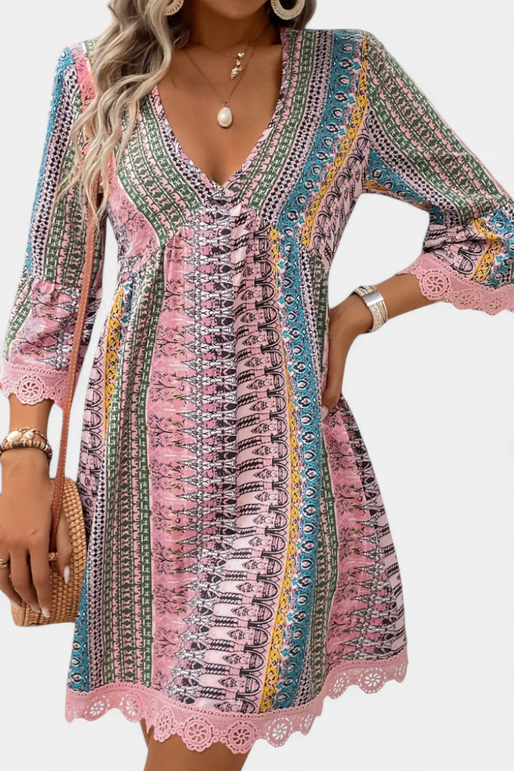Axelle Vestido Boho Elegante