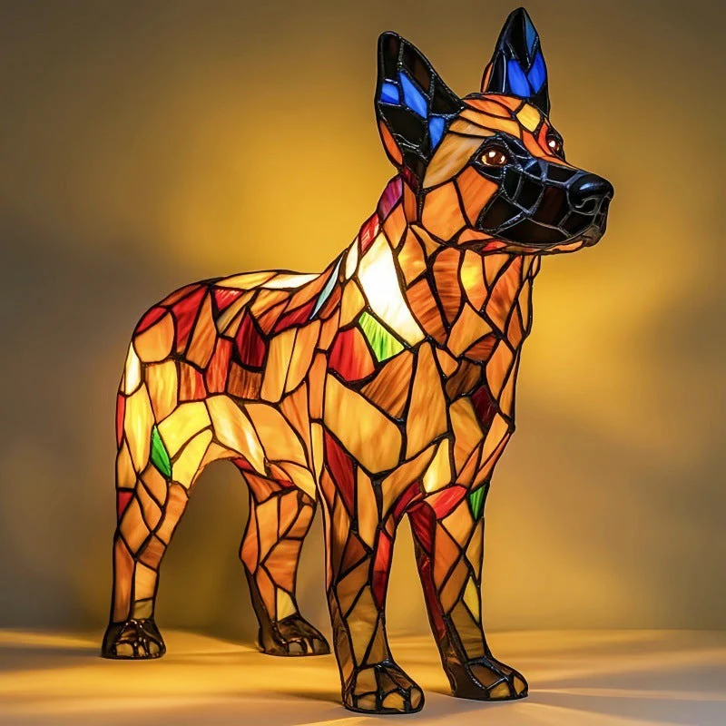 Bandido | Lámpara para perro Magisk de vidrio de colores