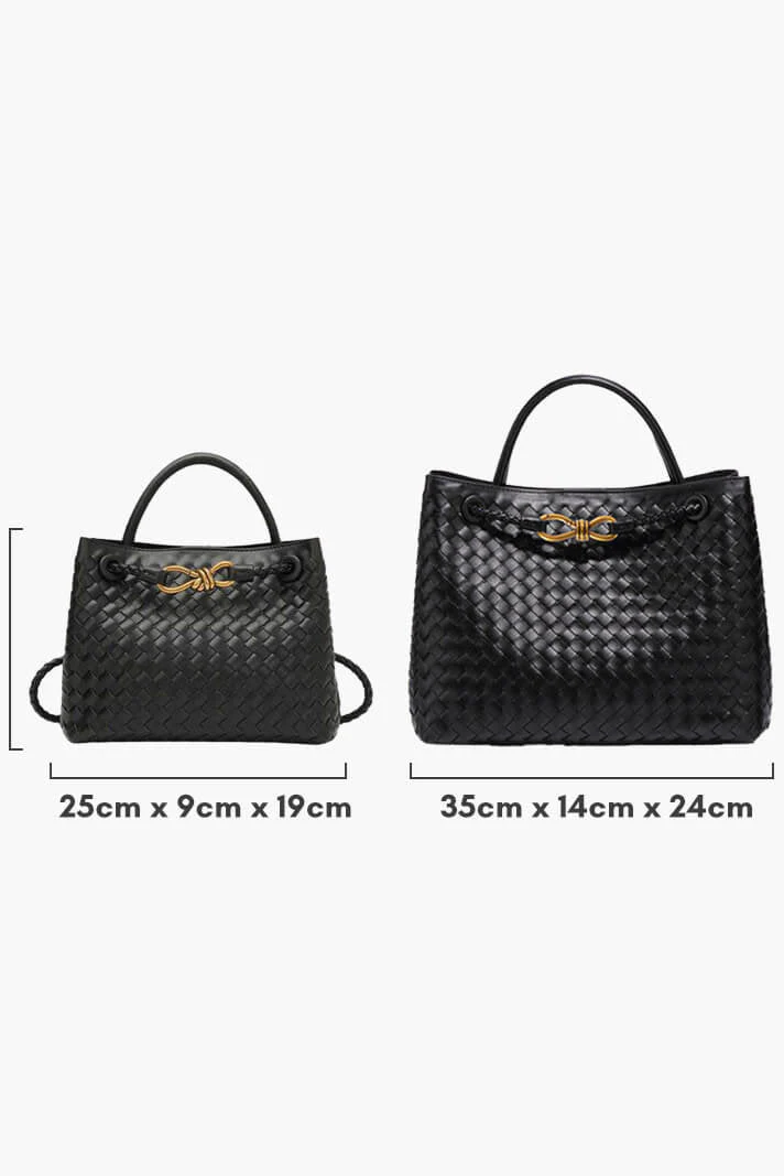 Bolsa Diaria Tejida Índigo - Image 4