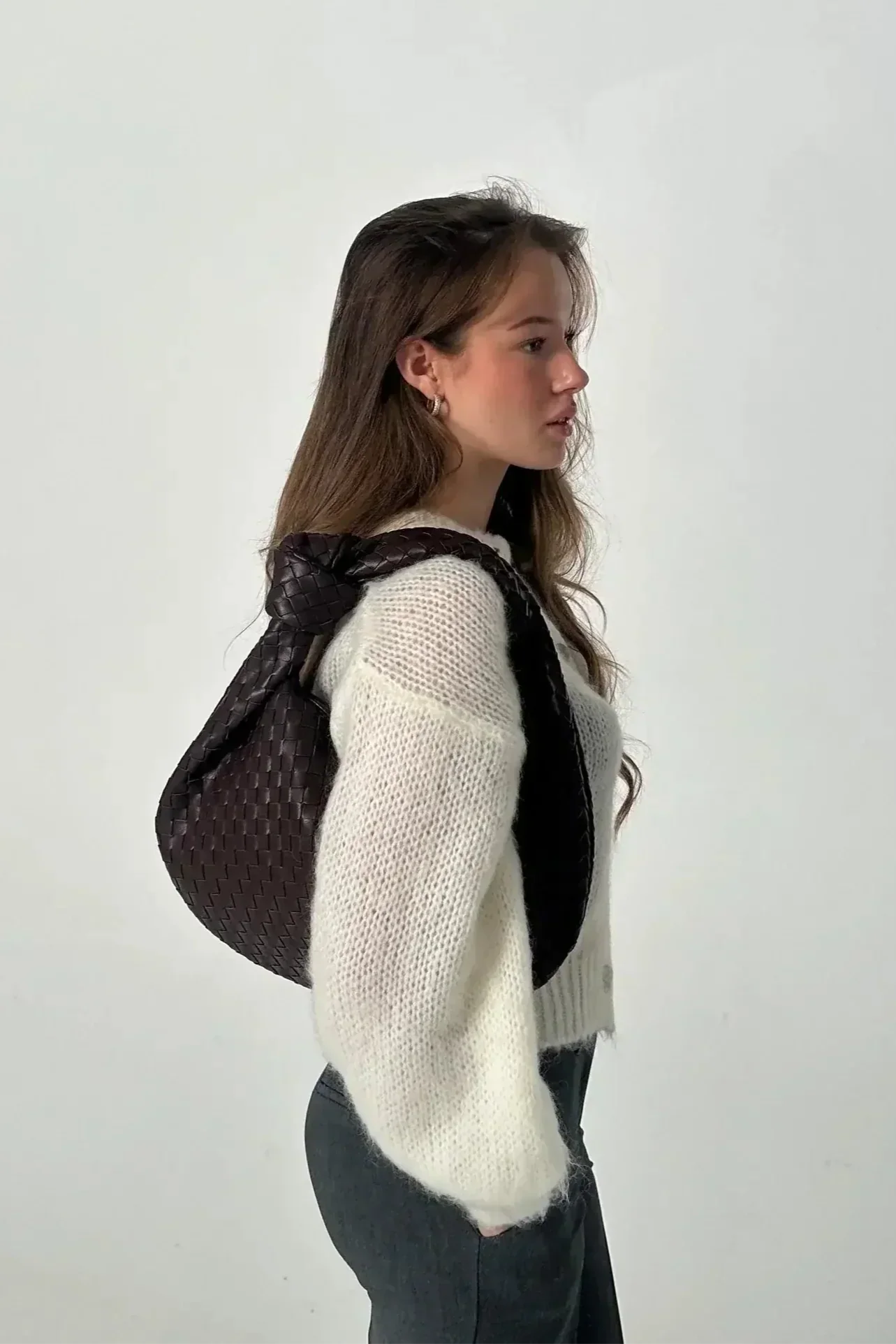 Sage Bolso de Hombro Mediano Tejido - Image 7