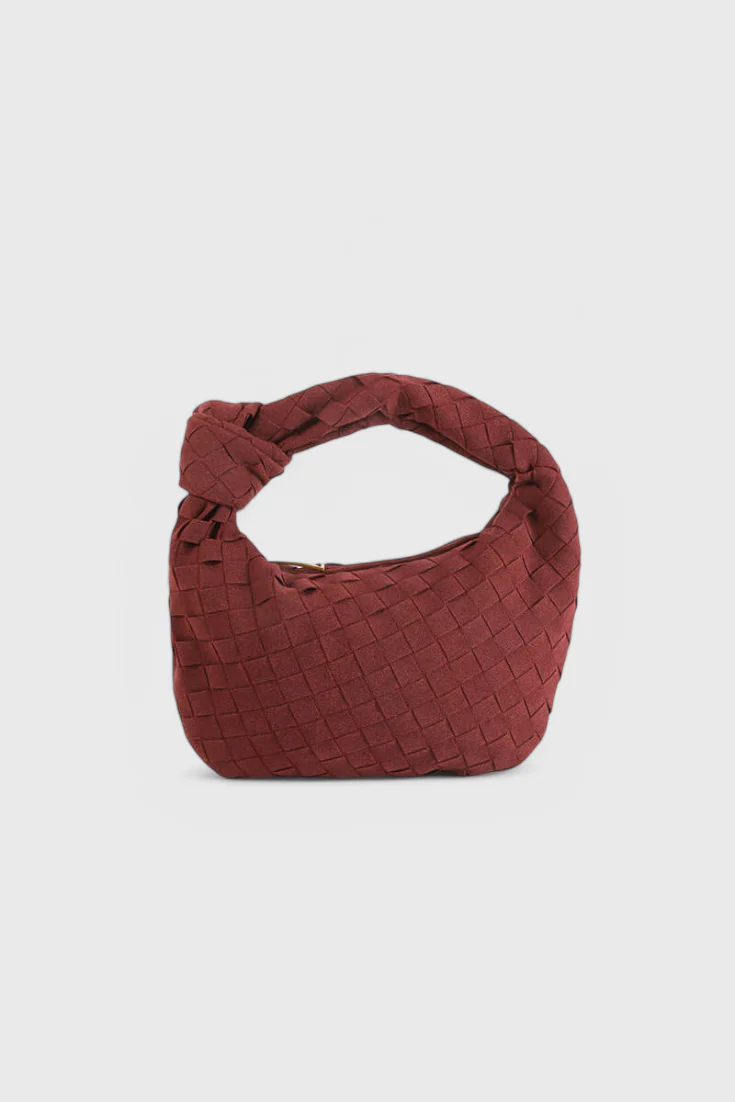 Remi Bolso Mini Woven con Detalle de Nudo - Image 6