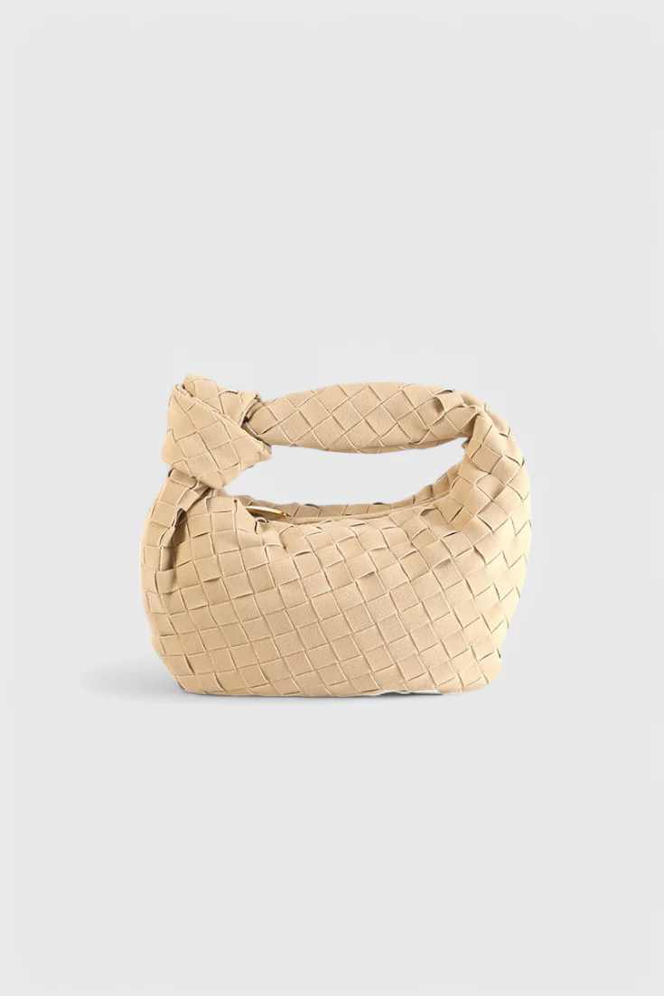 Remi Bolso Mini Woven con Detalle de Nudo - Image 9