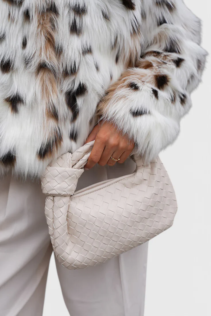 Sage Bolso Satchel Mini Woven - Image 3