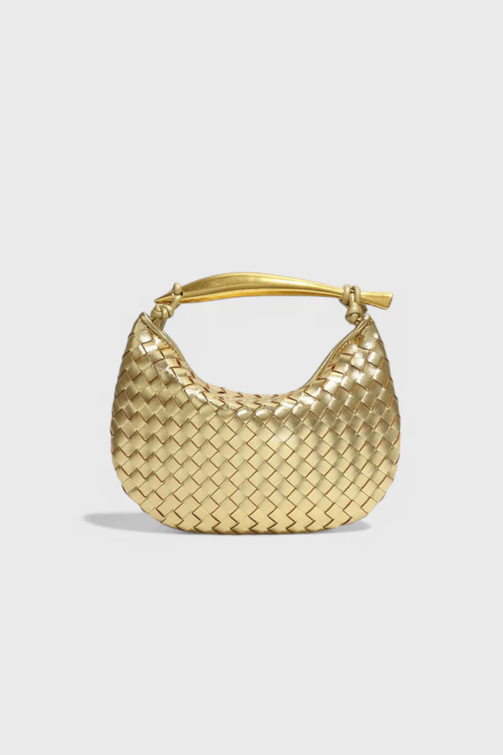 Gerda Bolso Woven con Asa Dorada - Image 8
