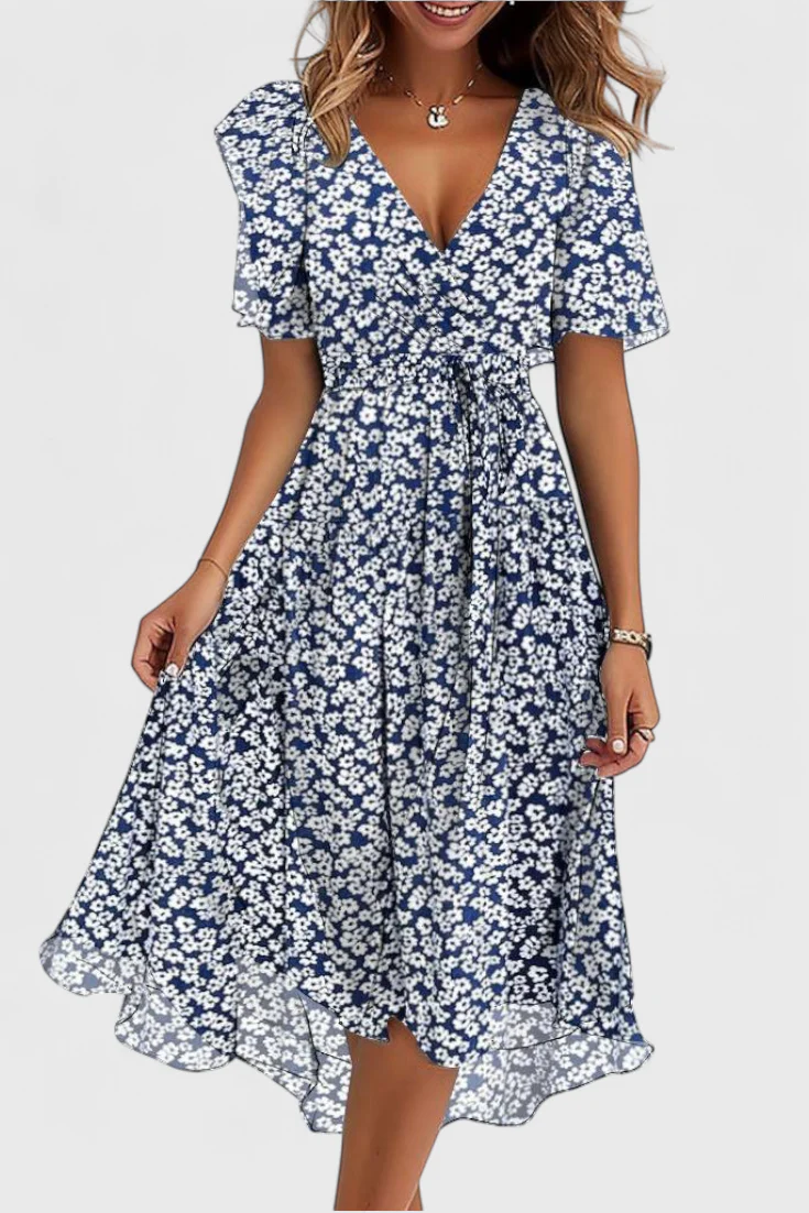 Carene Vestido Midi con Escote en V - Image 5