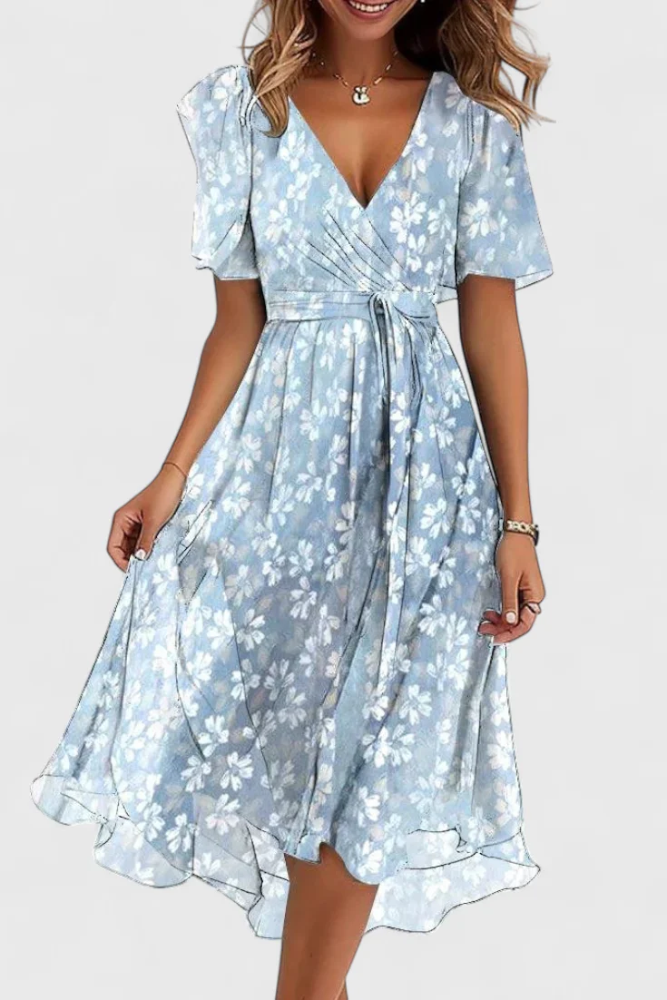 Carene Vestido Midi con Escote en V - Image 8