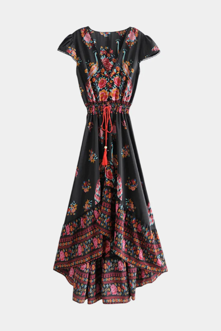 Chiara Vestido Floral Boho Chic con Cintura Ajustable - Image 7