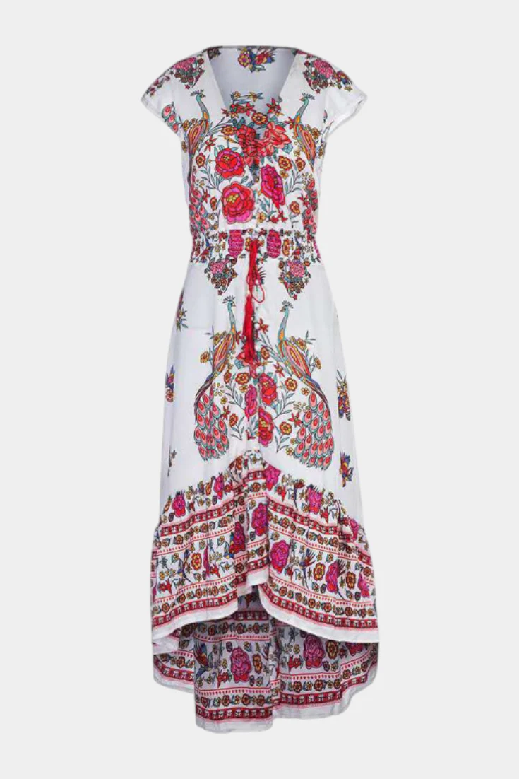 Chiara Vestido Floral Boho Chic con Cintura Ajustable - Image 8
