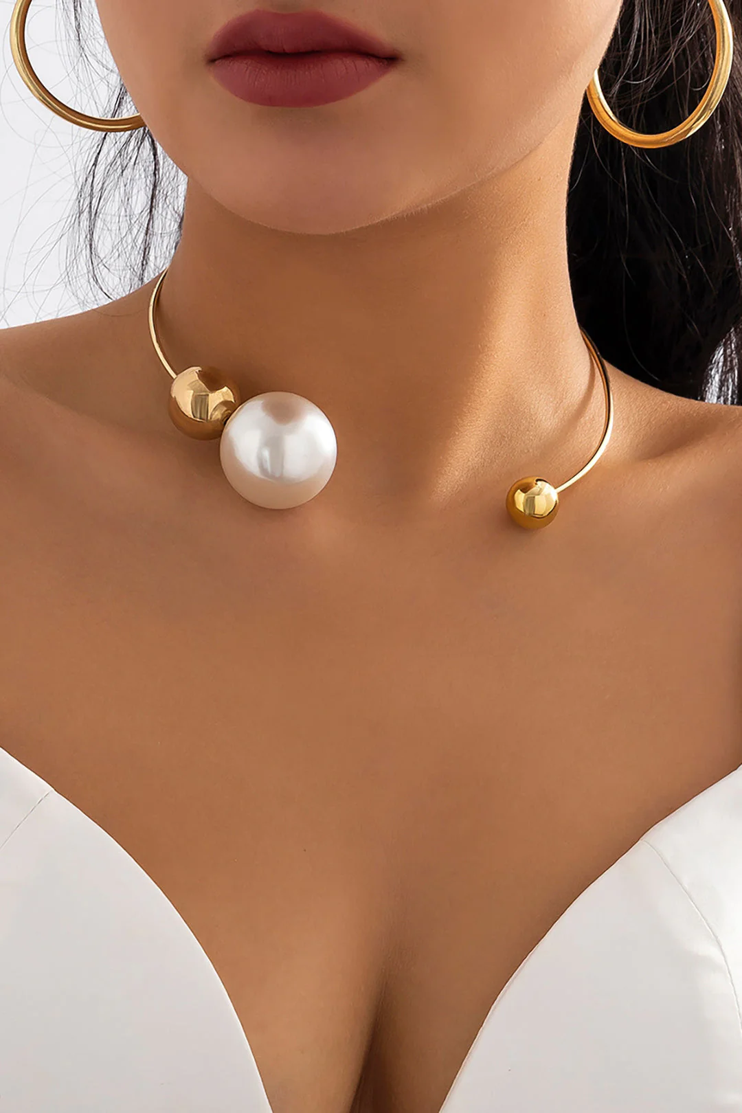 Collares de Perlas de Metal