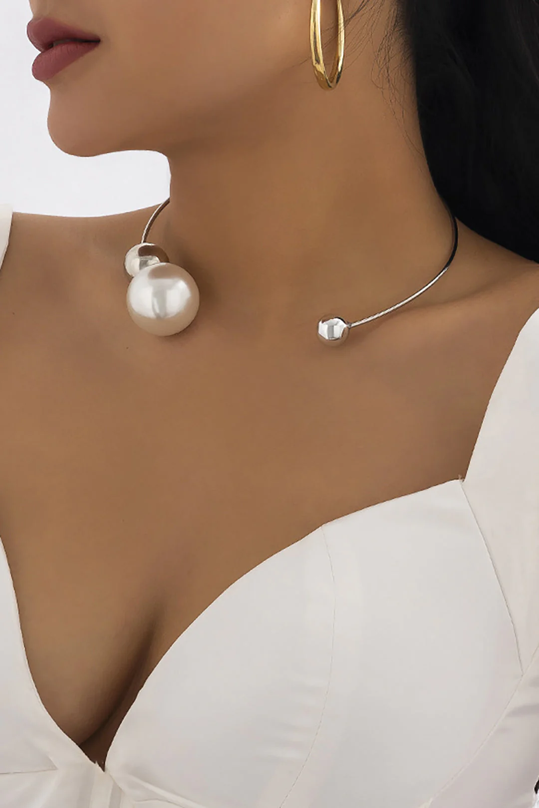 Collares de Perlas de Metal - Image 11