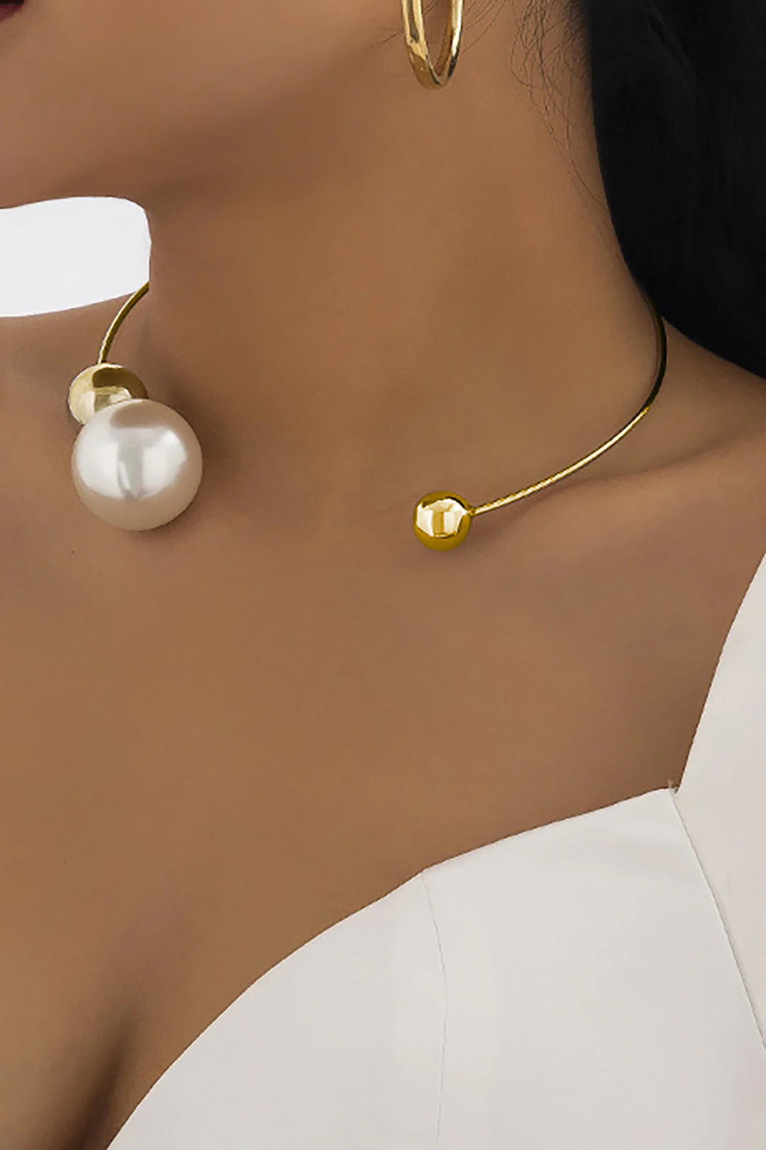 Collares de Perlas de Metal - Image 2