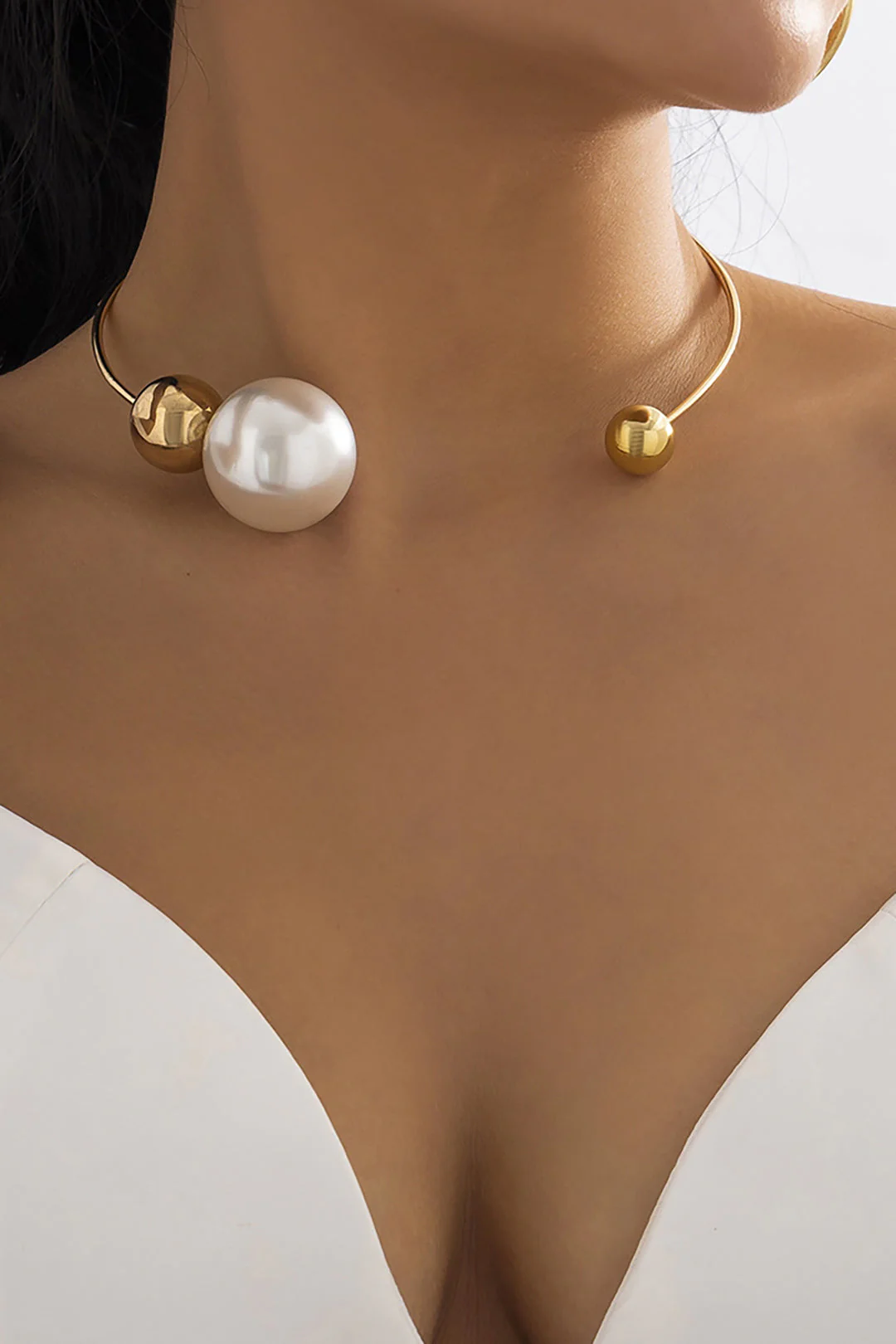 Collares de Perlas de Metal - Image 4