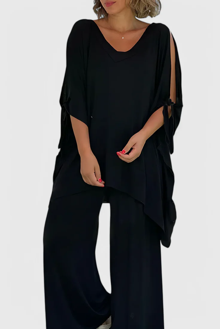Cecilia Conjunto de Dos Piezas con Detalle de Hombro Descubierto - Image 6