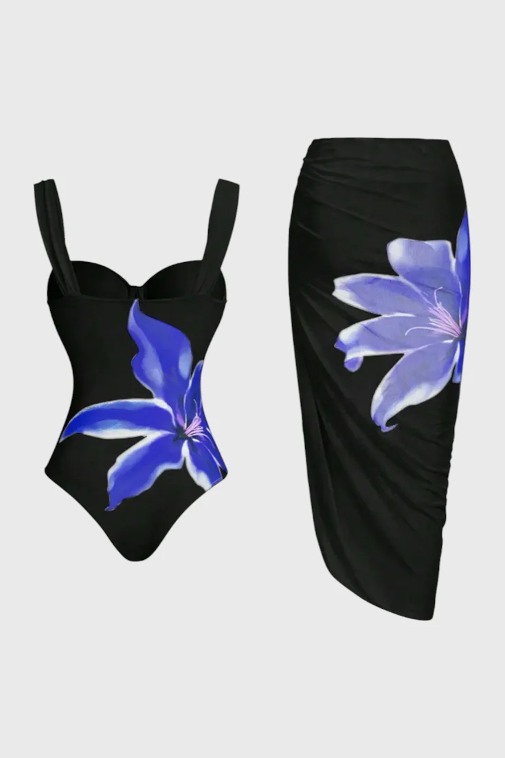 Sarah Conjunto de Baño de Dos Piezas Floral - Image 4