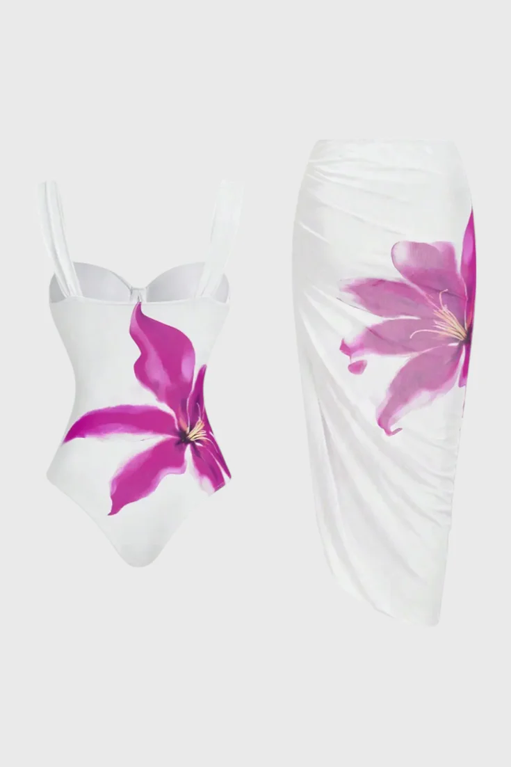 Sarah Conjunto de Baño de Dos Piezas Floral - Image 5