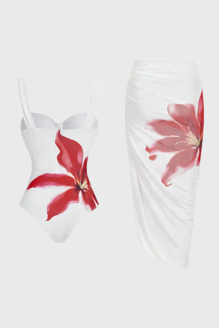 Sarah Conjunto de Baño de Dos Piezas Floral - Image 6