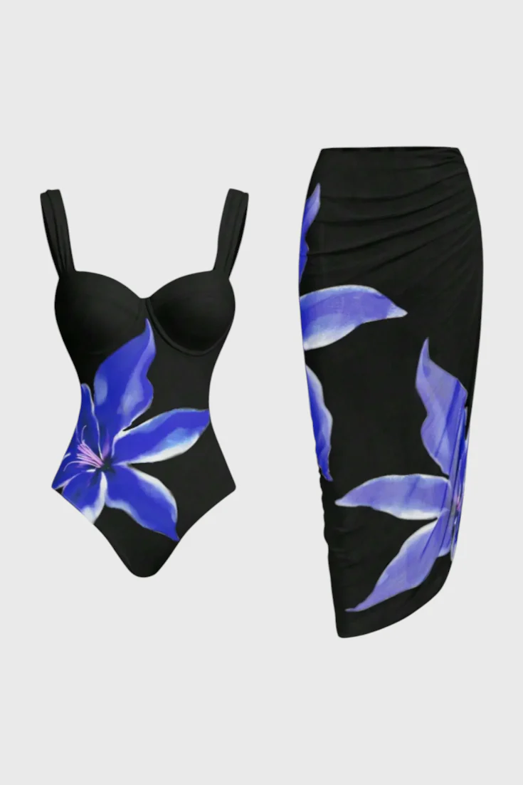 Sarah Conjunto de Baño de Dos Piezas Floral - Image 8