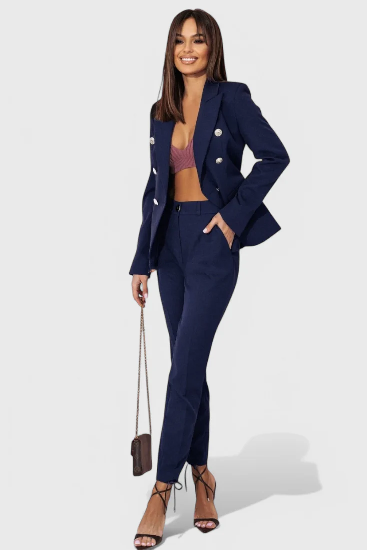 Rosalind Conjunto de Blazer y Pantalones Elegante - Image 10