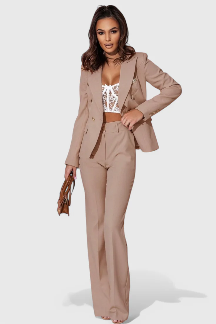Rosalind Conjunto de Blazer y Pantalones Elegante - Image 17