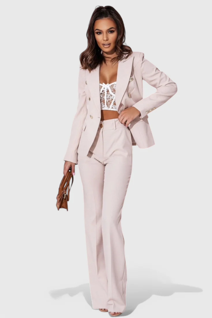 Rosalind Conjunto de Blazer y Pantalones Elegante - Image 22