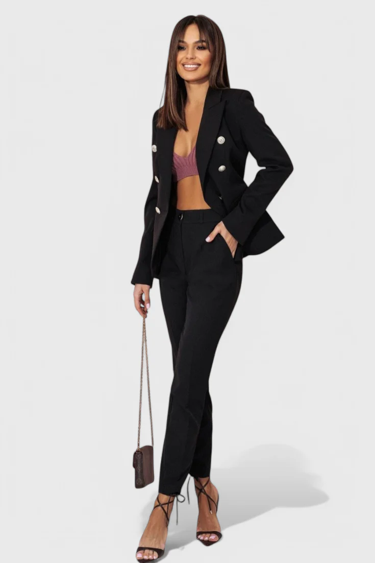 Rosalind Conjunto de Blazer y Pantalones Elegante - Image 3