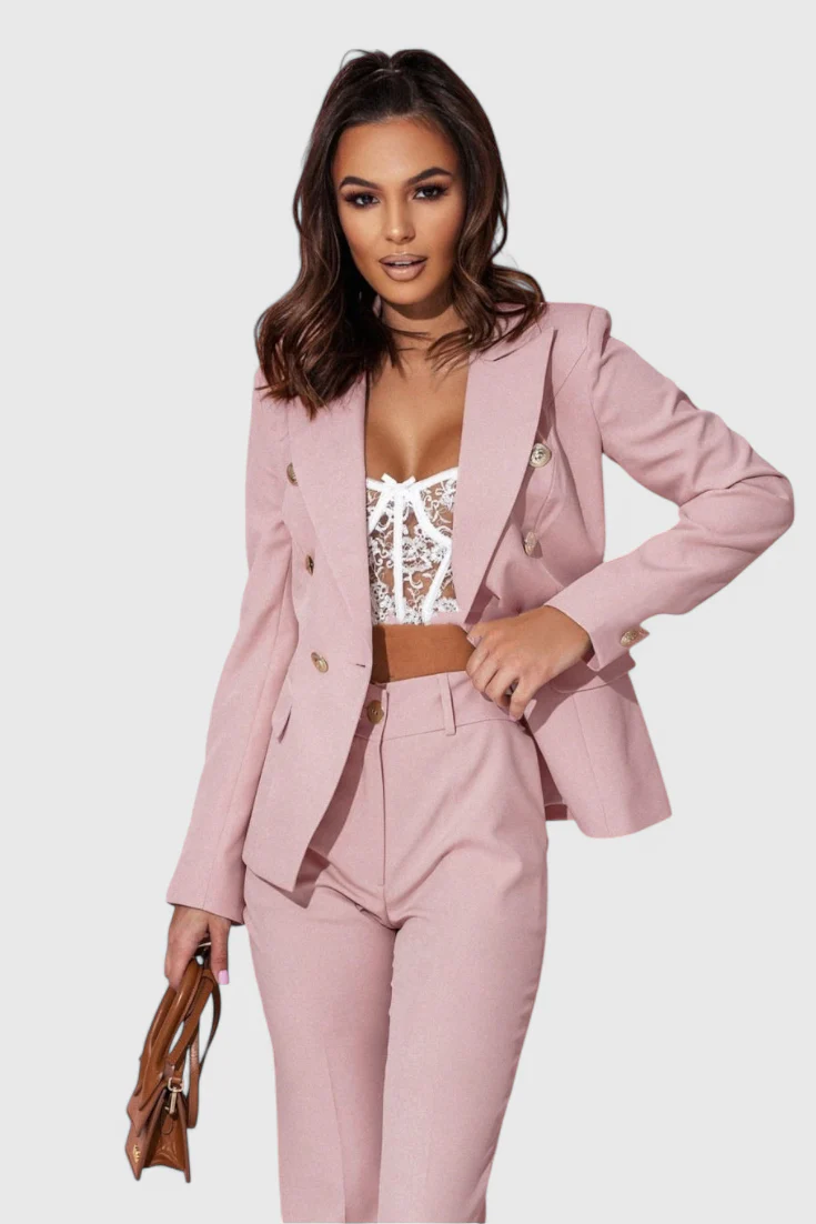 Rosalind Conjunto de Blazer y Pantalones Elegante - Image 30