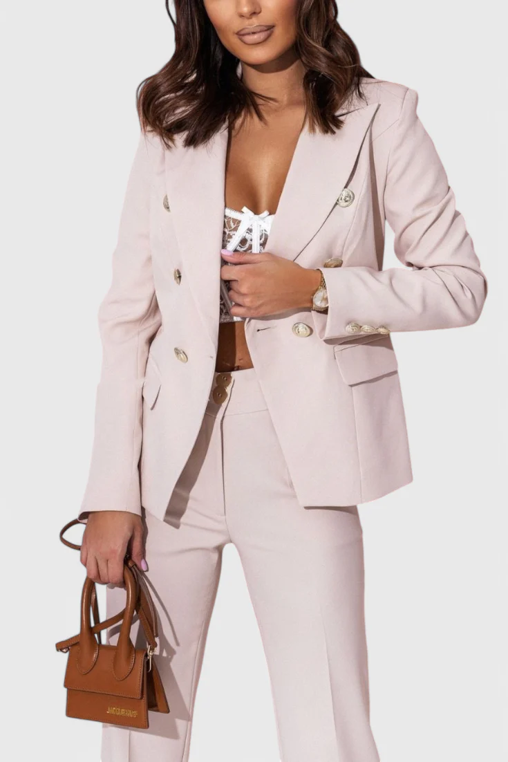 Rosalind Conjunto de Blazer y Pantalones Elegante - Image 31