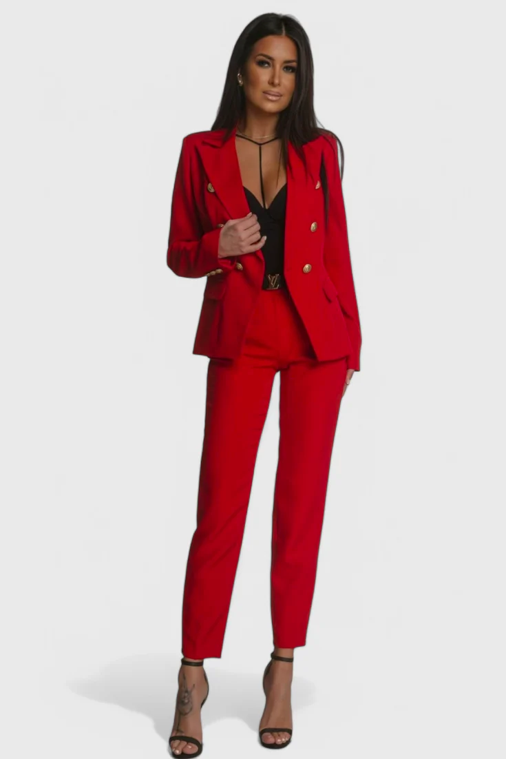 Rosalind Conjunto de Blazer y Pantalones Elegante - Image 32