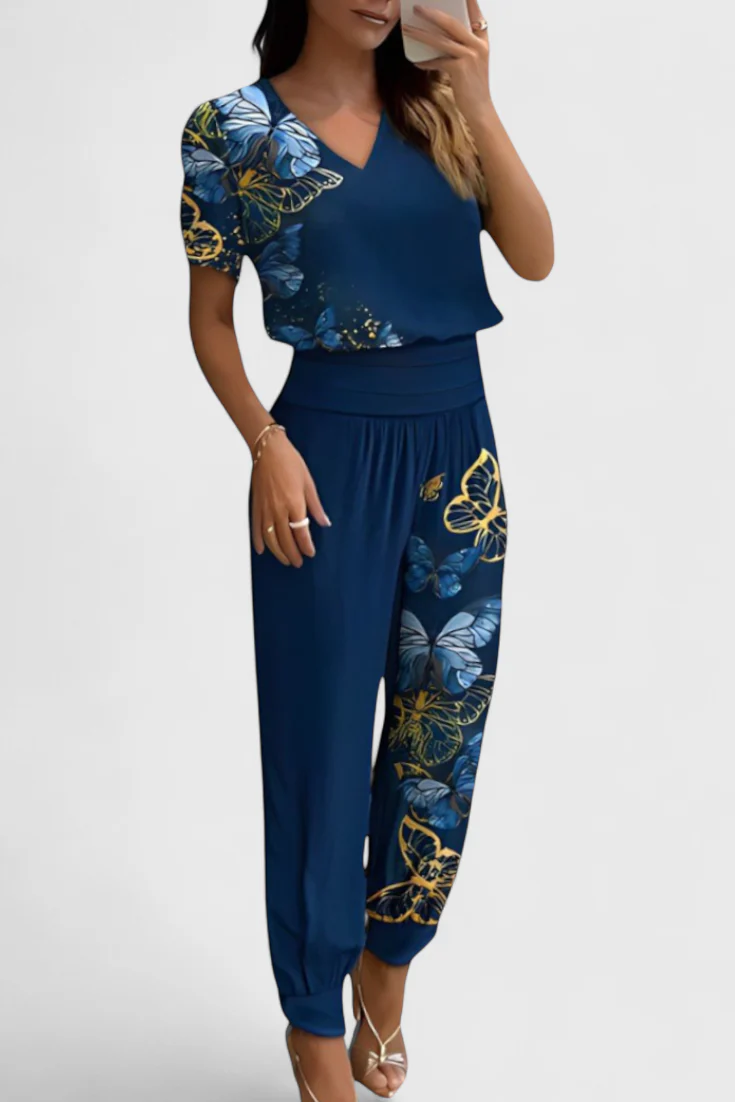 Cassandra Conjunto de Blusa y Pantalones - Image 2