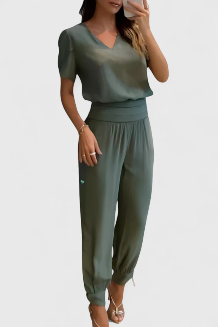 Cassandra Conjunto de Blusa y Pantalones - Image 3