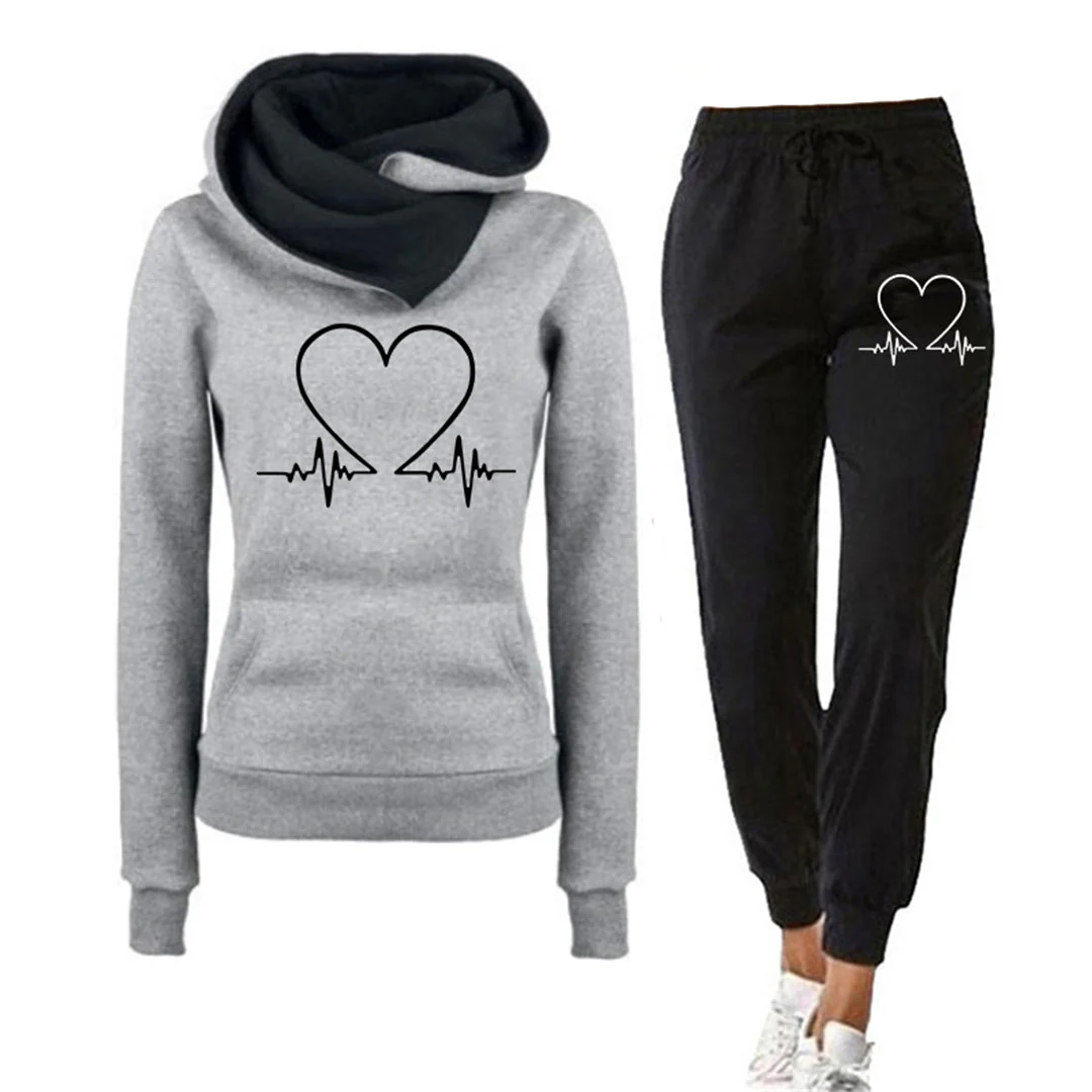 Conjunto de chándal con pantalón para mujeres - Image 2