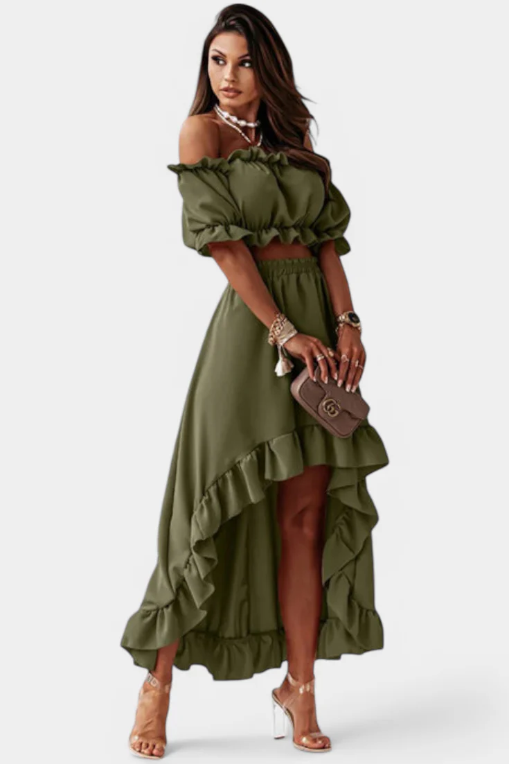 Katja Conjunto de Dos Piezas Off-Shoulder - Image 6