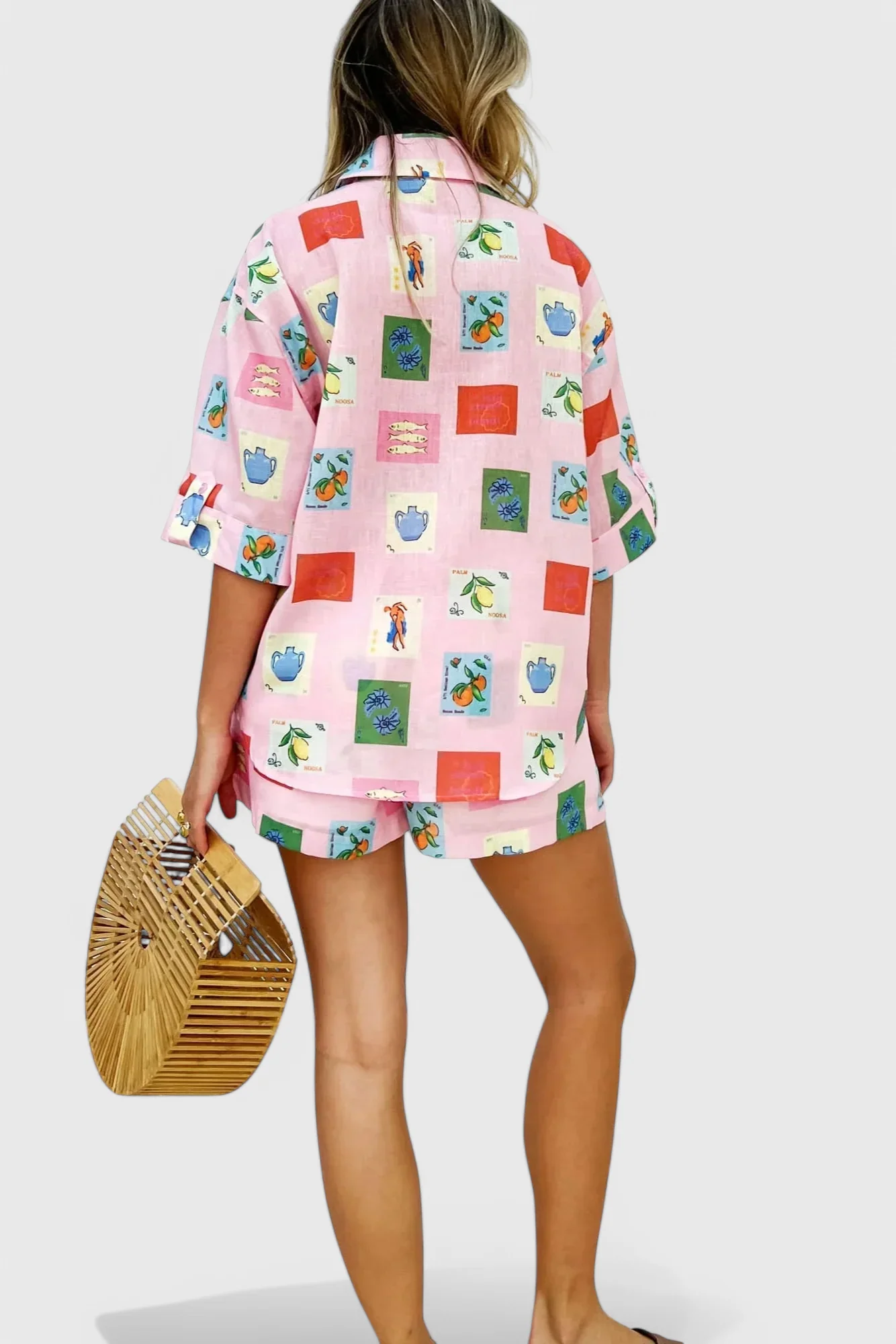 Paula Conjunto de Estampado Pink - Image 2