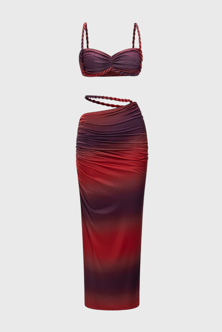 Estela Conjunto de Falda Sin Espalda - Image 2