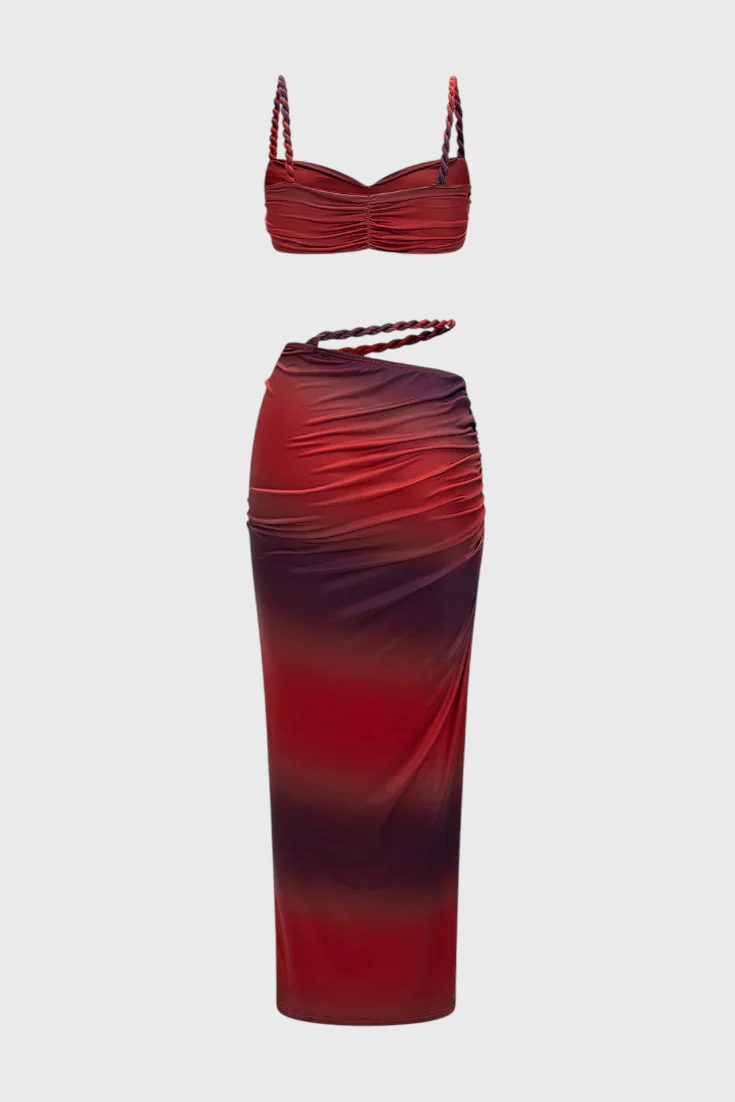 Estela Conjunto de Falda Sin Espalda - Image 3