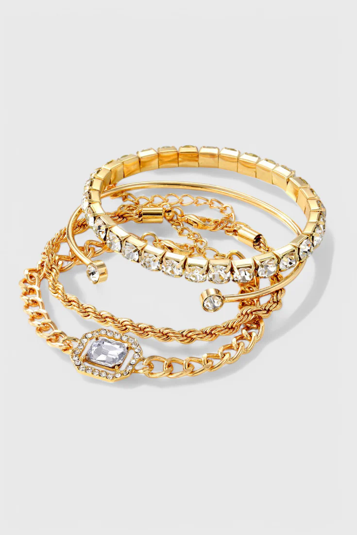 Conjunto de Pulseras con Tachuelas - Image 2