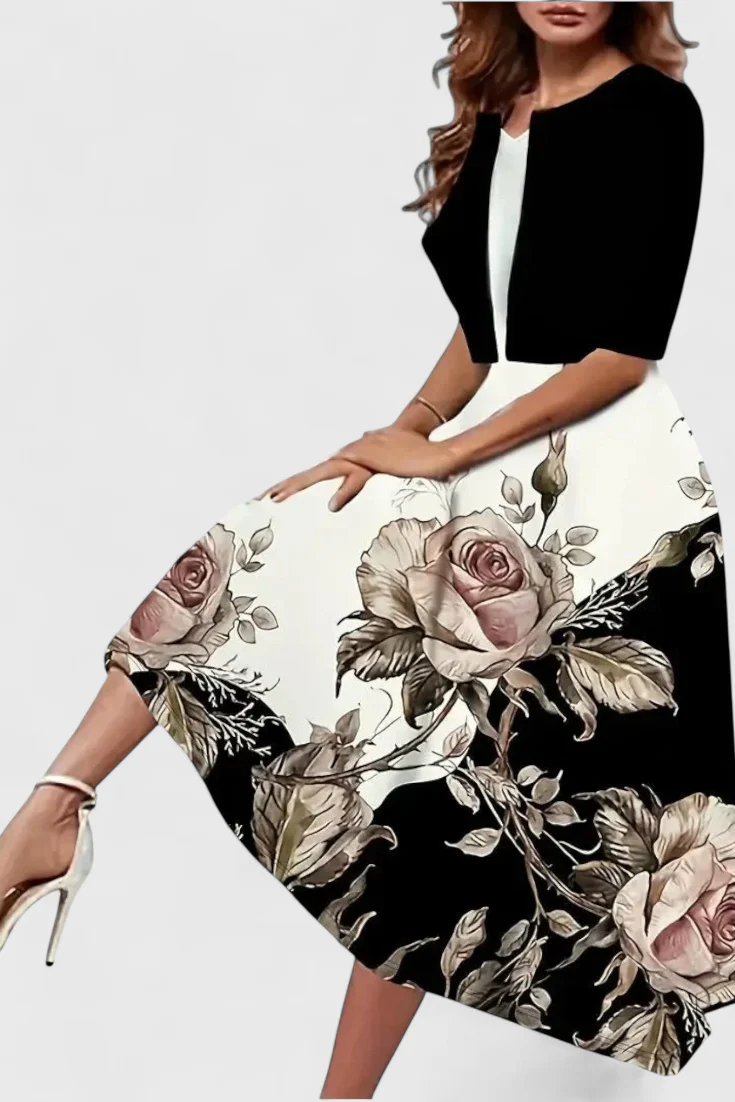 Estrella Conjunto de Vestido Blazer Midi - Image 10