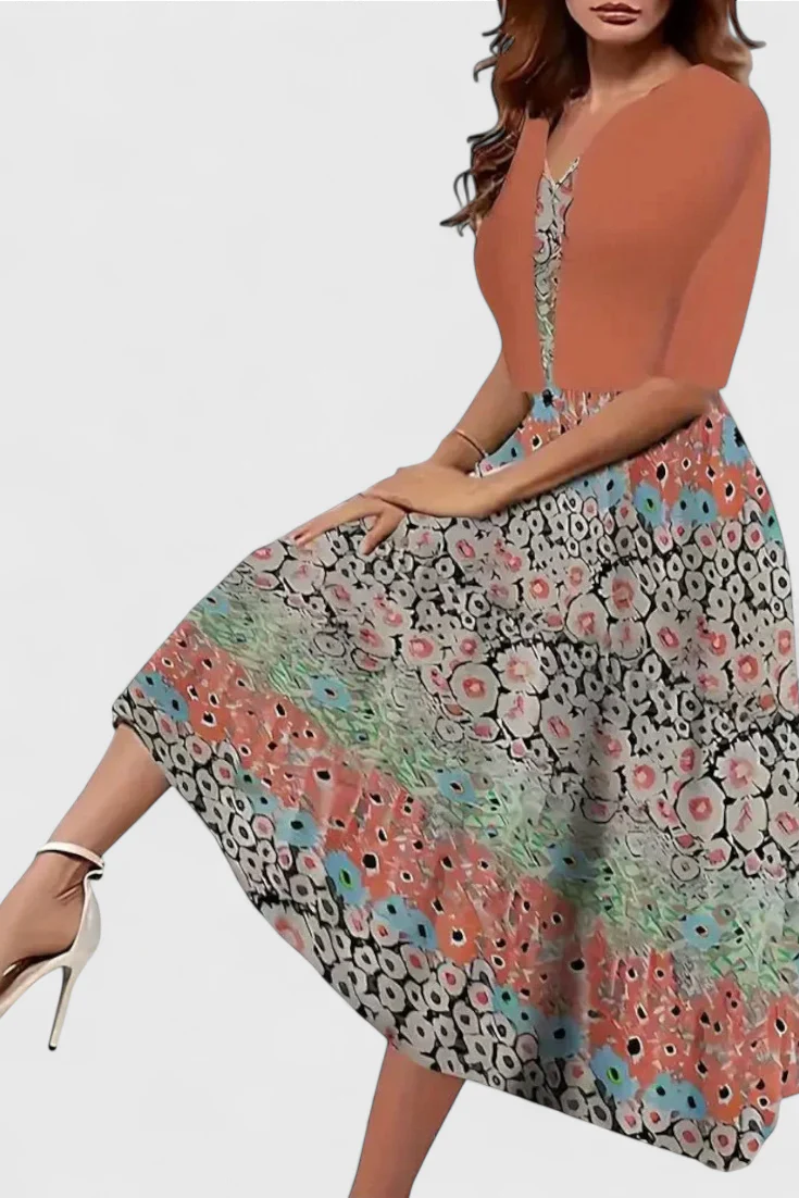 Estrella Conjunto de Vestido Blazer Midi - Image 11