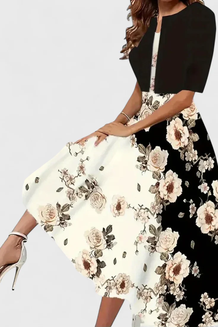 Estrella Conjunto de Vestido Blazer Midi - Image 3