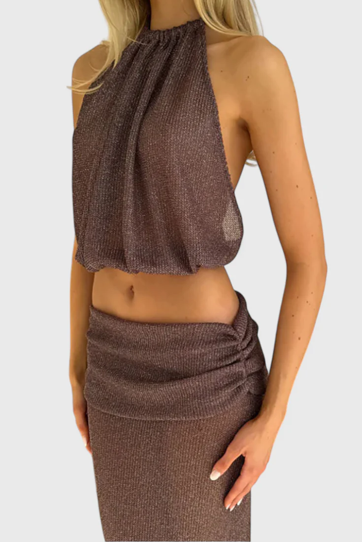 Zhenya Conjunto Halter de Dos Piezas - Image 4