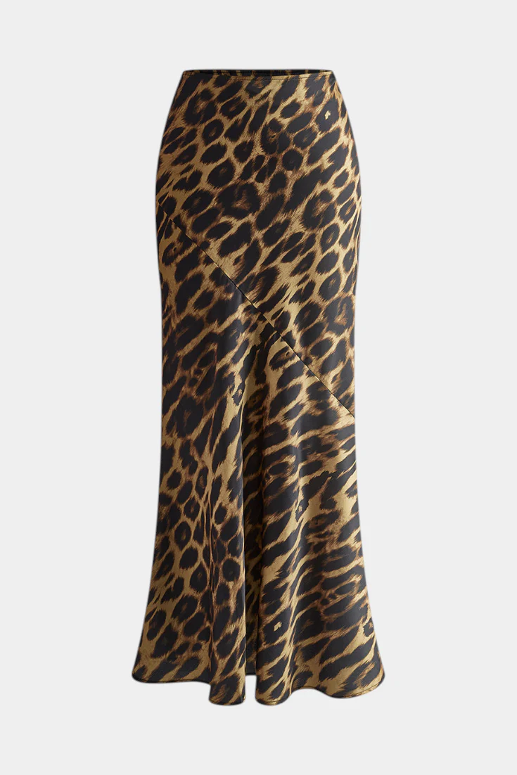 Elena Falda Maxi Slim con Estampado de Leopardo - Image 3