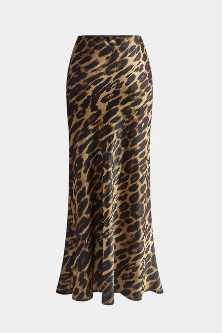 Elena Falda Maxi Slim con Estampado de Leopardo - Image 4