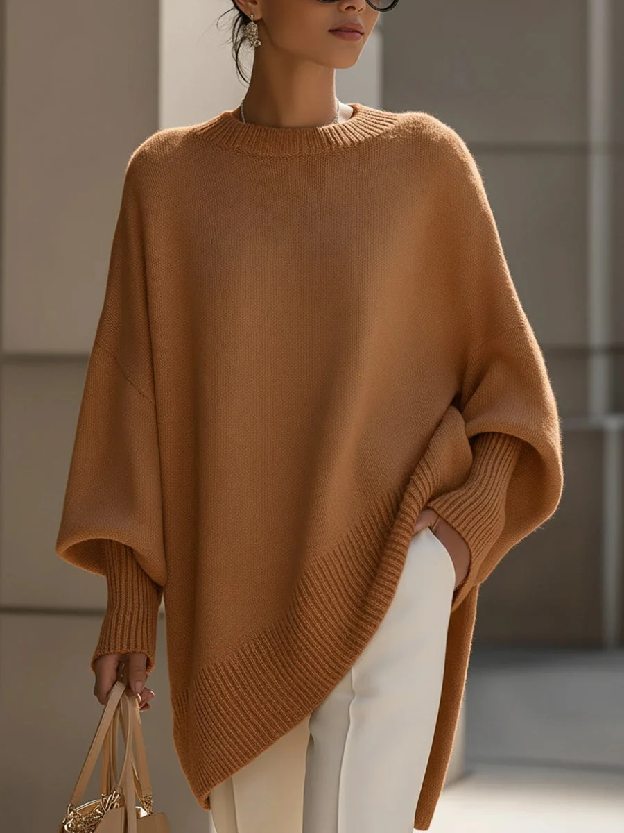 Elena - Poncho oversize de elegancia natural - Image 10
