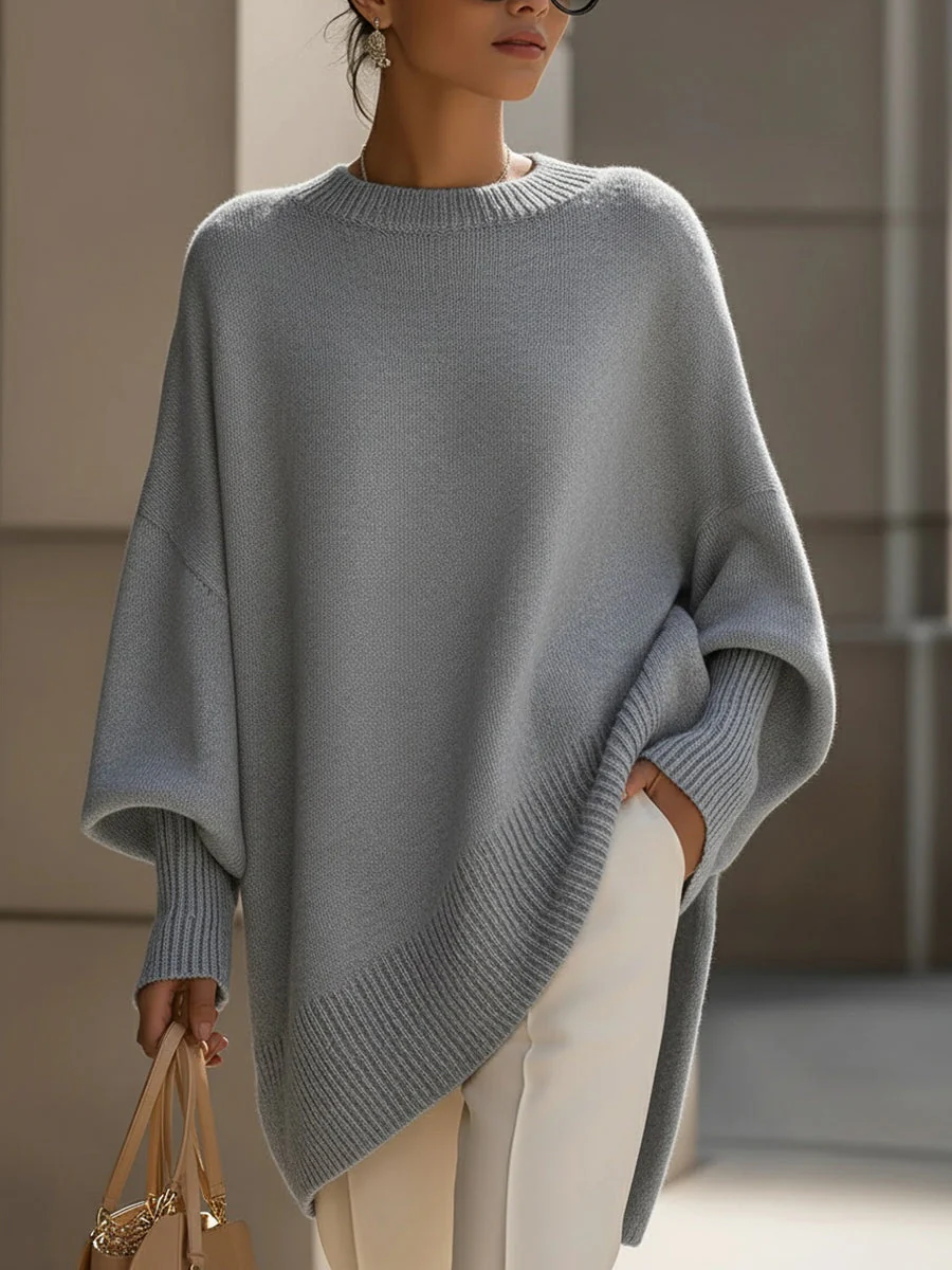 Elena - Poncho oversize de elegancia natural - Image 11