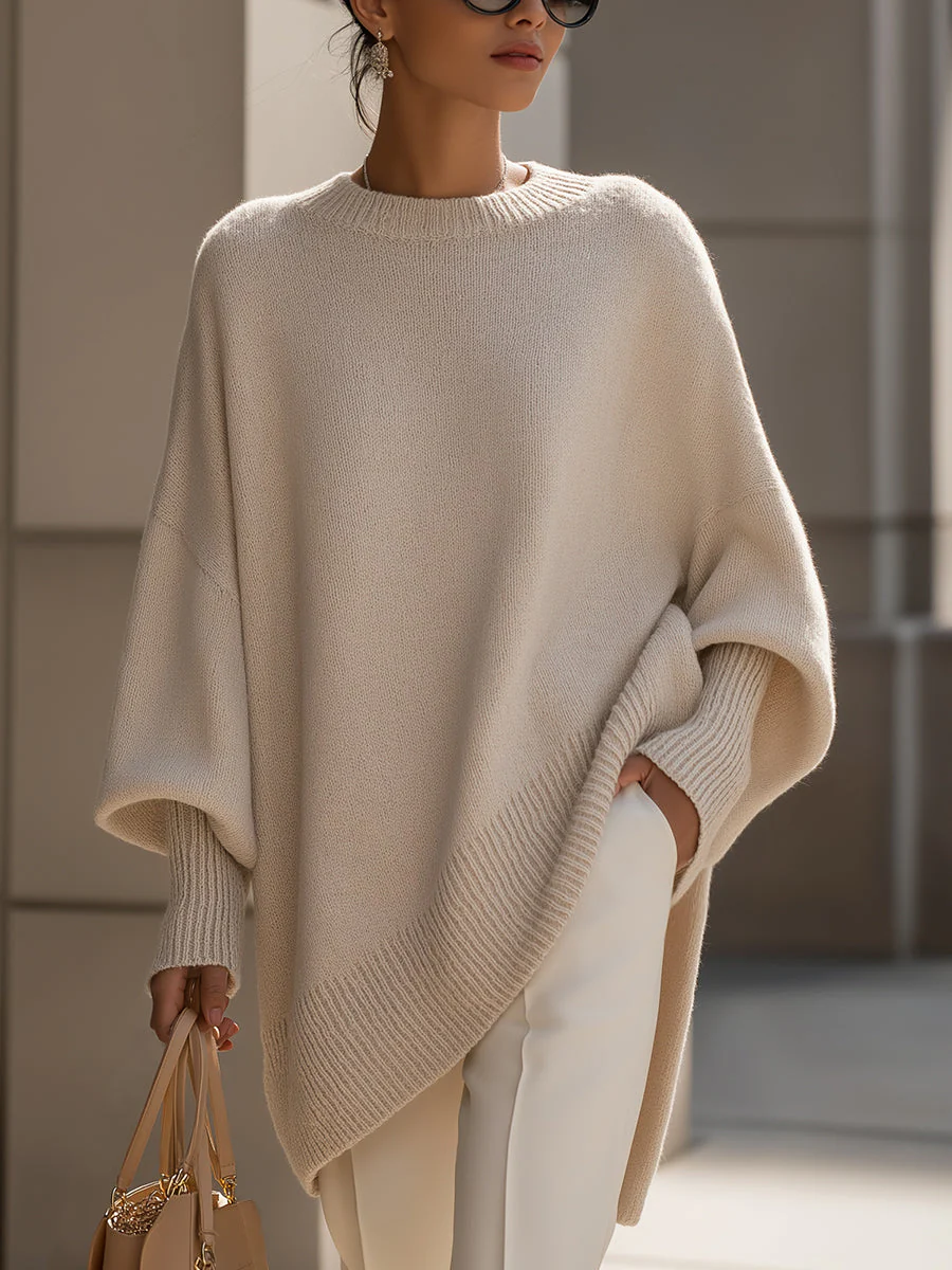 Elena - Poncho oversize de elegancia natural - Image 2
